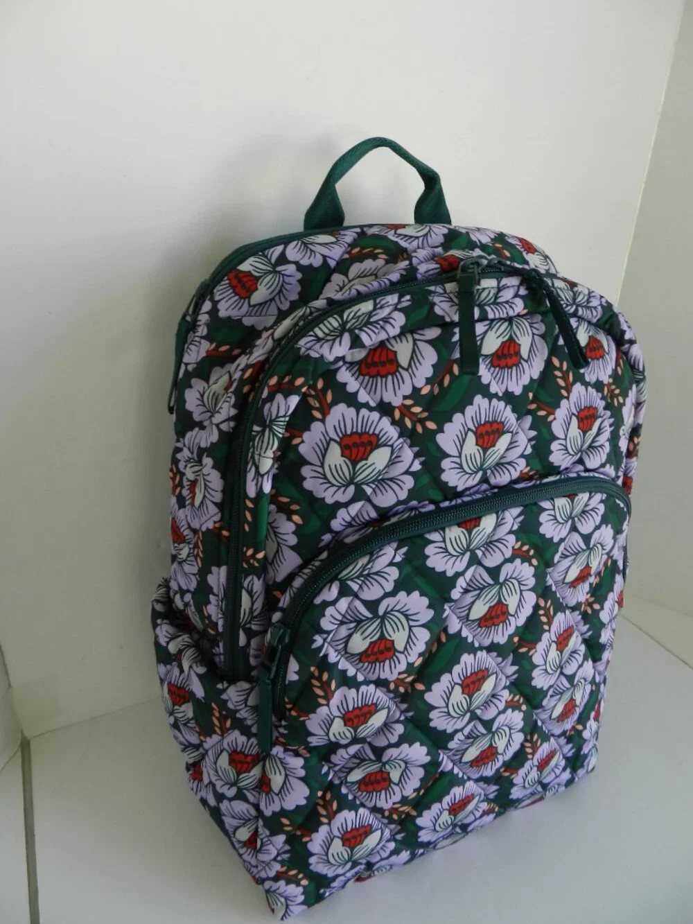 Vera Bradley Ultralight Essential LARGE Backpack Laptop Bag Floral